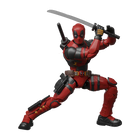 Gamers Guild AZ Blokees Blokees: Marvel Deadpool & Wolverine - Champion Class Deadpool Model Kit Toy Temple