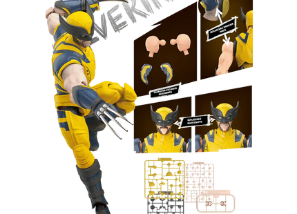 Gamers Guild AZ Blokees Blokees: Marvel Deadpool & Wolverine - Champion Class Wolverine Model Kit Toy Temple