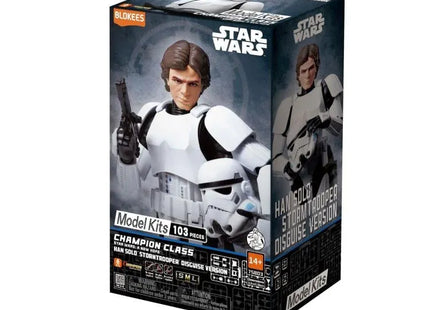 Gamers Guild AZ Blokees Blokees: Star Wars: A New Hope | Champion Class 03 - Han Solo (Stormtrooper Disguise) Model Kit Toy Temple