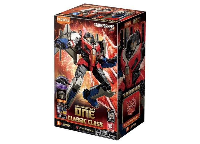 Gamers Guild AZ Blokees Blokees: Transformers: Classic Class: Starscream (Transformers One) ACD Distribution
