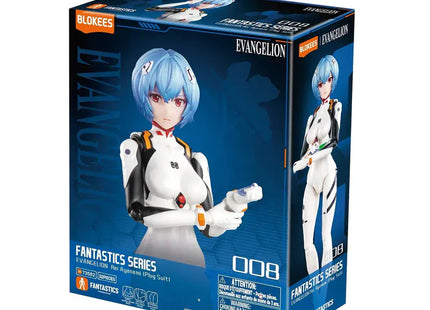 Gamers Guild AZ Blokees Evangelion - Rei Ayanami (Plug Suit) Fantastics Series Model Kit Toy Temple