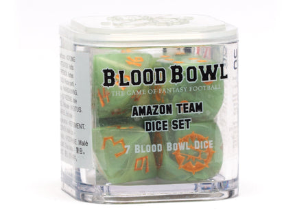 Gamers Guild AZ Blood Bowl Blood Bowl: Amazon Team - Dice Set Games-Workshop