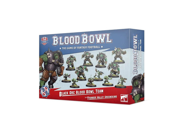 Gamers Guild AZ Blood Bowl Blood Bowl: Black Orc Team - Thunder Valley Greenskins Games-Workshop