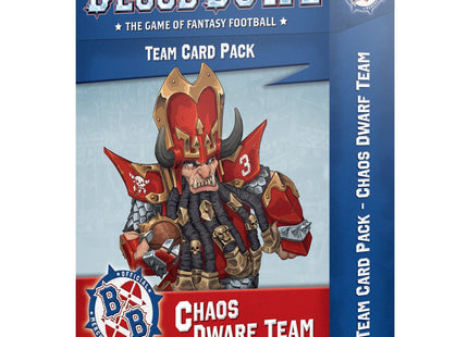 Gamers Guild AZ Blood Bowl Blood Bowl: Chaos Dwarf Team: Card Pack (Pre-Order) Games-Workshop