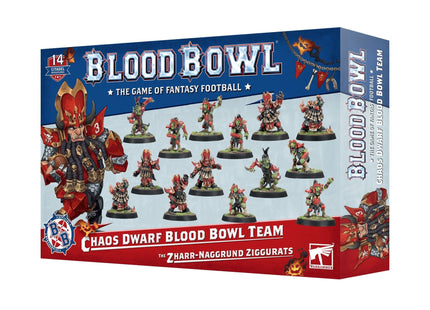 Gamers Guild AZ Blood Bowl Blood Bowl: Chaos Dwarf Team: The Zharr-Naggrund Ziggurats (Pre-Order) Games-Workshop