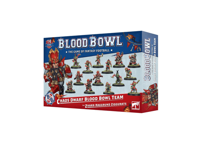Gamers Guild AZ Blood Bowl Blood Bowl: Chaos Dwarf Team: The Zharr-Naggrund Ziggurats (Pre-Order) Games-Workshop
