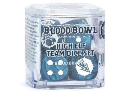 Gamers Guild AZ Blood Bowl Blood Bowl: High Elf - Team Dice Set (Pre-Order) Games-Workshop
