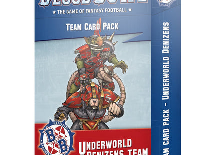Gamers Guild AZ Blood Bowl Blood Bowl: Underworld Denizens Team Card Pack (Pre-Order) Games-Workshop