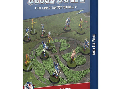 Gamers Guild AZ Blood Bowl Blood Bowl: Wood Elf Pitch and Dugouts Games-Workshop