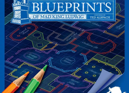 Gamers Guild AZ Blueprints of Mad King Ludwig (Pre-Order) Gamers Guild AZ