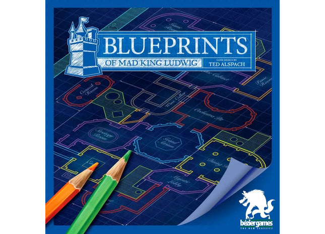 Gamers Guild AZ Blueprints of Mad King Ludwig (Pre-Order) Gamers Guild AZ
