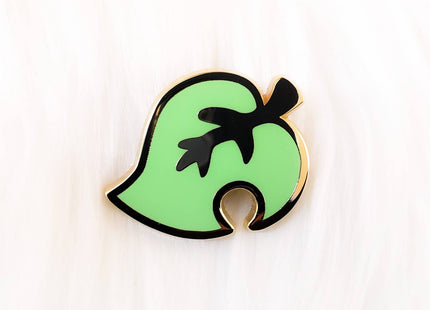 Gamers Guild AZ Bonnies Lab Animal Crossing - Leaf Enamel Pin Faire
