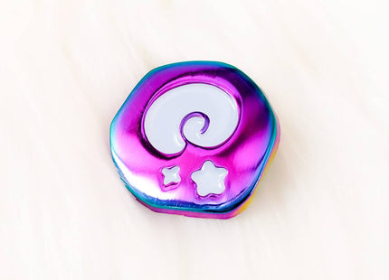 Gamers Guild AZ Bonnies Lab Animal Crossing - Rainbow Plated Fossil Enamel Pin Faire