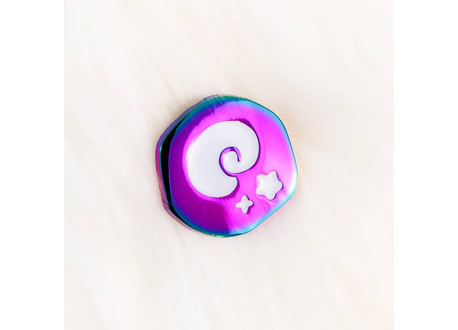 Gamers Guild AZ Bonnies Lab Animal Crossing - Rainbow Plated Fossil Enamel Pin Faire