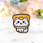 Gamers Guild AZ Bonnies Lab Butter Toast Cat Enamel Pin Faire