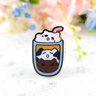 Gamers Guild AZ Bonnies Lab Cappuccino Cat Enamel Pin Faire