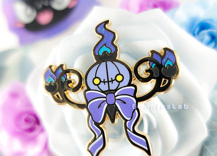 Gamers Guild AZ Bonnies Lab Chandelure Enamel Pin Faire