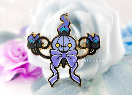 Gamers Guild AZ Bonnies Lab Chandelure Enamel Pin Faire