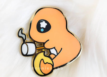 Gamers Guild AZ Bonnies Lab Charmander Enamel Pin Faire