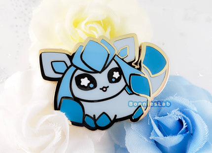 Gamers Guild AZ Bonnies Lab Chibi Glaceon Enamel Pin Faire