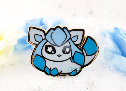 Gamers Guild AZ Bonnies Lab Chibi Glaceon Enamel Pin Faire