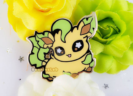 Gamers Guild AZ Bonnies Lab Chibi Leafeon Enamel Pin Faire
