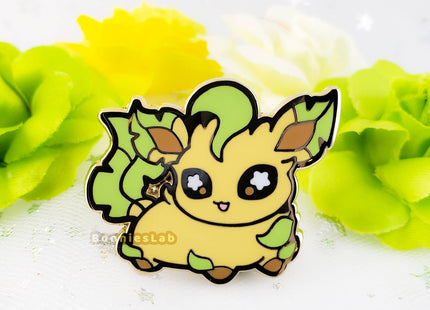 Gamers Guild AZ Bonnies Lab Chibi Leafeon Enamel Pin Faire
