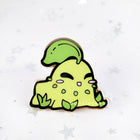 Gamers Guild AZ Bonnies Lab Chikorita Enamel Pin Faire