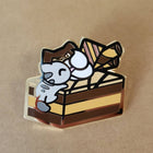 Gamers Guild AZ Bonnies Lab Chocolate Cake Enamel Pin Faire
