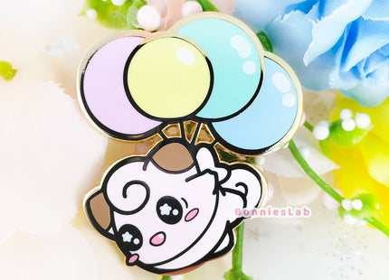 Gamers Guild AZ Bonnies Lab Clefairy Balloon Enamel Pin Faire
