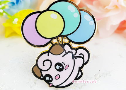 Gamers Guild AZ Bonnies Lab Clefairy Balloon Enamel Pin Faire