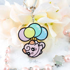 Gamers Guild AZ Bonnies Lab Clefairy Epoxy Acrylic Keychain Charm Faire