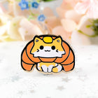 Gamers Guild AZ Bonnies Lab Croissant Cat Enamel Pin Faire