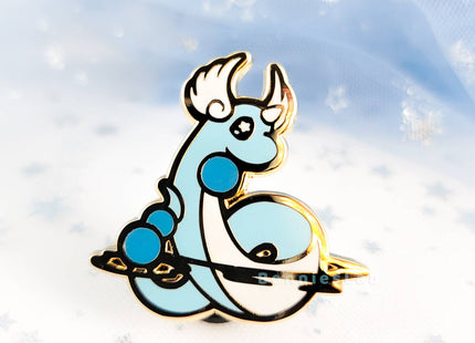 Gamers Guild AZ Bonnies Lab Dragonair Enamel Pin Faire