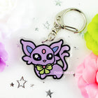 Gamers Guild AZ Bonnies Lab Espeon Epoxy Acrylic Keychain Charm Faire