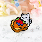 Gamers Guild AZ Bonnies Lab French Toast Cat Enamel Pin Faire