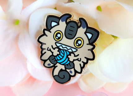 Gamers Guild AZ Bonnies Lab Galarian Meowth Enamel Pin Faire