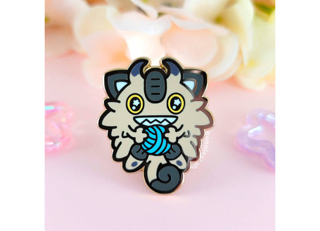 Gamers Guild AZ Bonnies Lab Galarian Meowth Enamel Pin Faire
