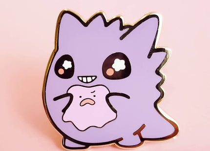 Gamers Guild AZ Bonnies Lab Gengar and Ditto Enamel Pin Faire
