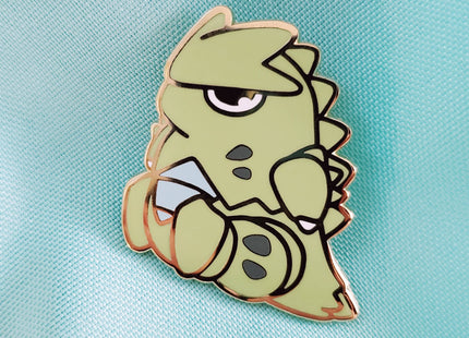 Gamers Guild AZ Bonnies Lab Grumpy Lizard Tyranitar Enamel Pin Faire