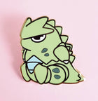 Gamers Guild AZ Bonnies Lab Grumpy Lizard Tyranitar Enamel Pin Faire