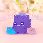 Gamers Guild AZ Bonnies Lab Happy Ghost Family Soft Dyed Enamel Pin Faire