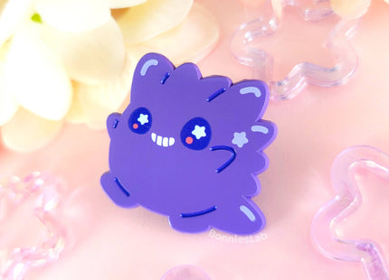 Gamers Guild AZ Bonnies Lab Happy Ghost Soft Dyed Enamel Pin Faire