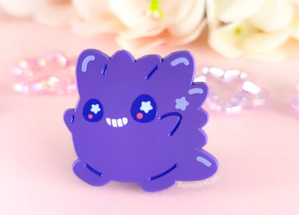 Gamers Guild AZ Bonnies Lab Happy Ghost Soft Dyed Enamel Pin Faire