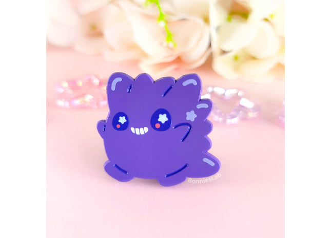 Gamers Guild AZ Bonnies Lab Happy Ghost Soft Dyed Enamel Pin Faire