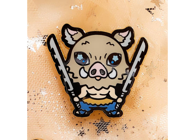 Gamers Guild AZ Bonnies Lab Inosuke Enamel Pin (Demon Slayer: Kimetsu no Yaiba) Faire