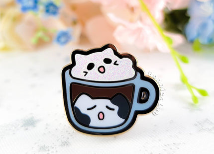 Gamers Guild AZ Bonnies Lab Latte Cat Enamel Pin Faire