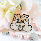 Gamers Guild AZ Bonnies Lab Lopunny Epoxy Acrylic Keychain Charm Faire