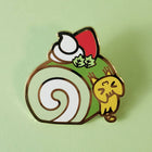 Gamers Guild AZ Bonnies Lab Matcha Green Tea Roll Cake Enamel Pin Faire