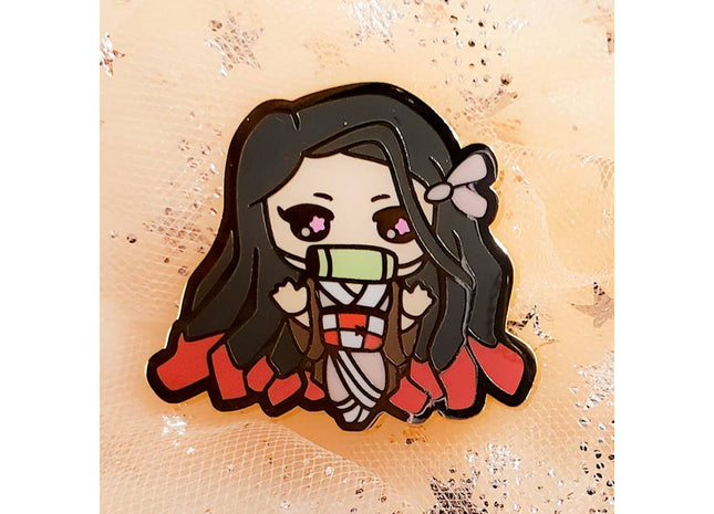 Gamers Guild AZ Bonnies Lab Nezuko Enamel Pin (Demon Slayer: Kimetsu no Yaiba) Faire